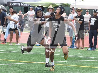Thumbnail 3 in St. John Bosco vs. Servite (Battle at the Beach 7x7) photogallery.
