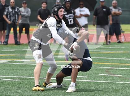 Thumbnail 1 in St. John Bosco vs. Servite (Battle at the Beach 7x7) photogallery.