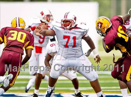 Thumbnail 1 in Skyline vs. Glades Central (Gridiron Challenge) photogallery.