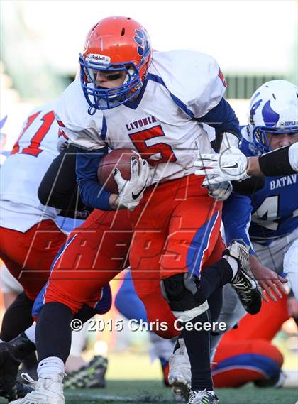 Thumbnail 2 in Batavia vs. Livonia (Section 5 Class B Final) photogallery.