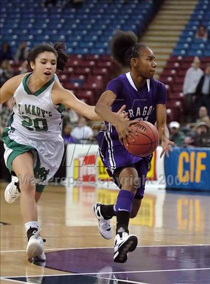 Thumbnail 3 in Sacramento vs. St. Mary's (CIF SJS D3 Final) photogallery.