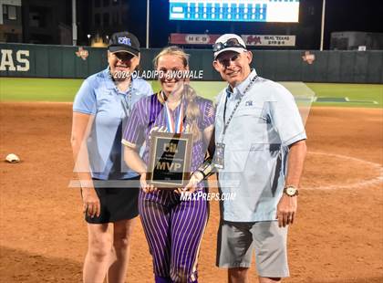Thumbnail 2 in Beckville vs. Shiner (UIL 2A Softball Final) photogallery.