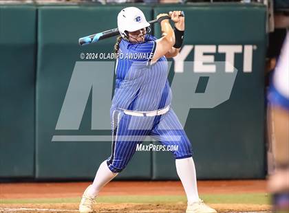 Thumbnail 1 in Beckville vs. Shiner (UIL 2A Softball Final) photogallery.