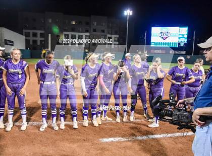 Thumbnail 3 in Beckville vs. Shiner (UIL 2A Softball Final) photogallery.