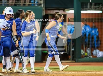 Thumbnail 2 in Beckville vs. Shiner (UIL 2A Softball Final) photogallery.