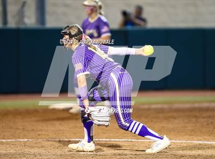 Thumbnail 3 in Beckville vs. Shiner (UIL 2A Softball Final) photogallery.