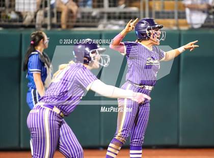 Thumbnail 3 in Beckville vs. Shiner (UIL 2A Softball Final) photogallery.