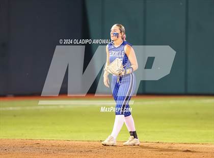 Thumbnail 3 in Beckville vs. Shiner (UIL 2A Softball Final) photogallery.