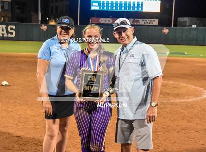 Thumbnail 3 in Beckville vs. Shiner (UIL 2A Softball Final) photogallery.