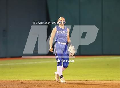 Thumbnail 2 in Beckville vs. Shiner (UIL 2A Softball Final) photogallery.