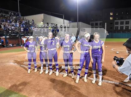Thumbnail 1 in Beckville vs. Shiner (UIL 2A Softball Final) photogallery.