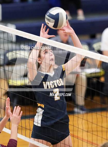 Thumbnail 1 in Victor vs. Orchard Park (NYSPHSAA Class AA West Regional) photogallery.
