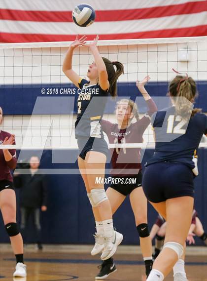 Thumbnail 1 in Victor vs. Orchard Park (NYSPHSAA Class AA West Regional) photogallery.