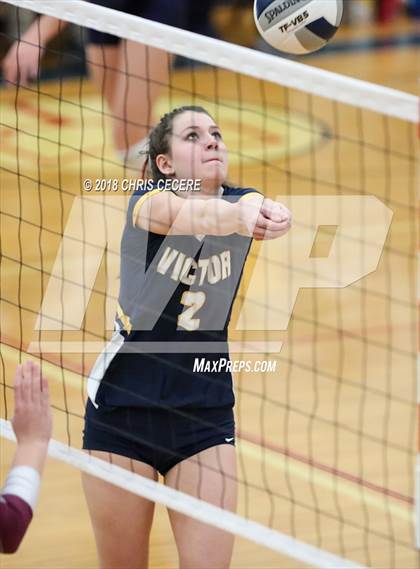 Thumbnail 3 in Victor vs. Orchard Park (NYSPHSAA Class AA West Regional) photogallery.