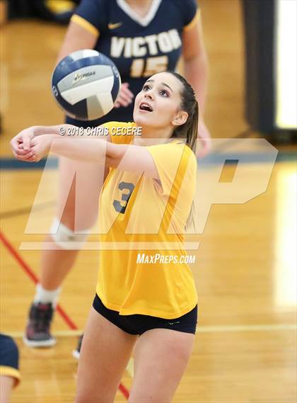 Thumbnail 3 in Victor vs. Orchard Park (NYSPHSAA Class AA West Regional) photogallery.