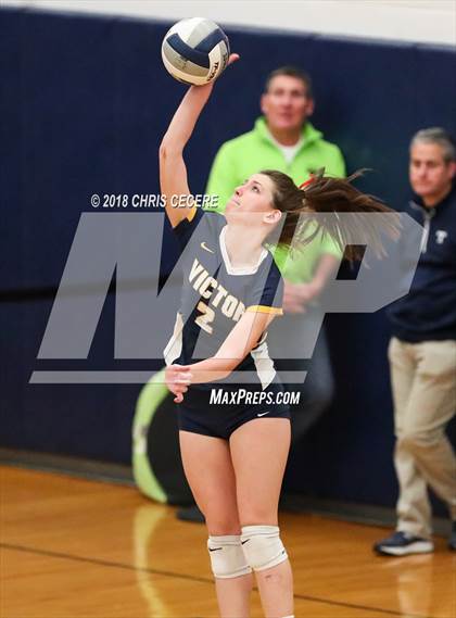 Thumbnail 3 in Victor vs. Orchard Park (NYSPHSAA Class AA West Regional) photogallery.