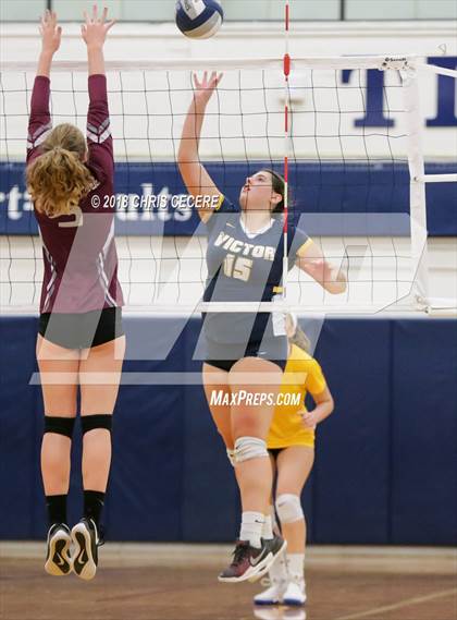 Thumbnail 3 in Victor vs. Orchard Park (NYSPHSAA Class AA West Regional) photogallery.