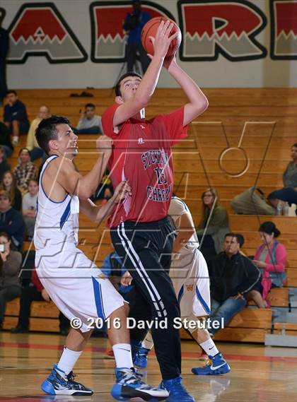 Thumbnail 3 in Stockton Christian vs. Sacramento Waldorf (CIF SJS D6 Final) photogallery.
