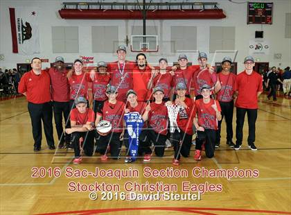 Thumbnail 1 in Stockton Christian vs. Sacramento Waldorf (CIF SJS D6 Final) photogallery.