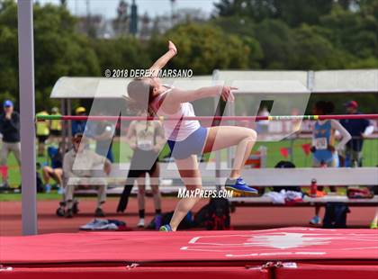 Thumbnail 1 in Stanford Invitational (Girls High Jump) photogallery.