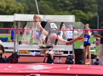 Thumbnail 2 in Stanford Invitational (Girls High Jump) photogallery.