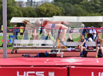 Thumbnail 1 in Stanford Invitational (Girls High Jump) photogallery.