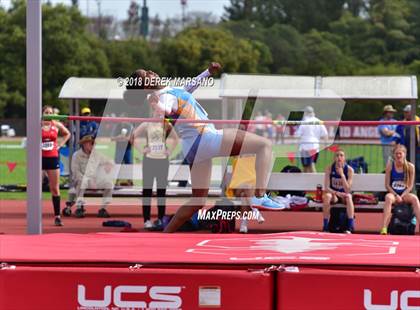 Thumbnail 2 in Stanford Invitational (Girls High Jump) photogallery.
