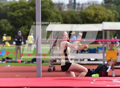 Thumbnail 2 in Stanford Invitational (Girls High Jump) photogallery.