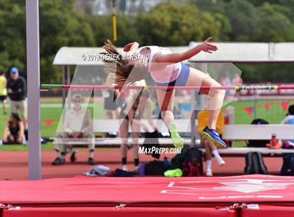 Thumbnail 3 in Stanford Invitational (Girls High Jump) photogallery.