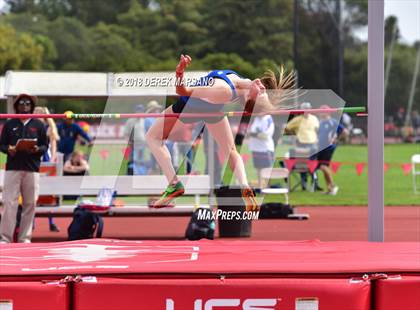Thumbnail 2 in Stanford Invitational (Girls High Jump) photogallery.