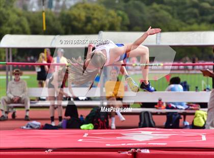 Thumbnail 1 in Stanford Invitational (Girls High Jump) photogallery.