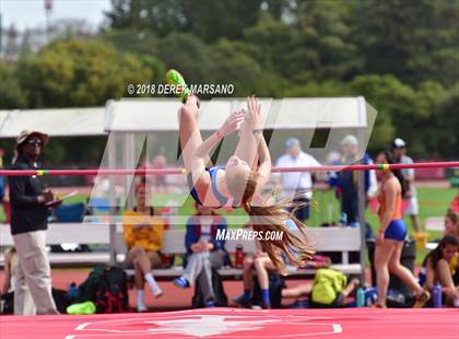Thumbnail 2 in Stanford Invitational (Girls High Jump) photogallery.
