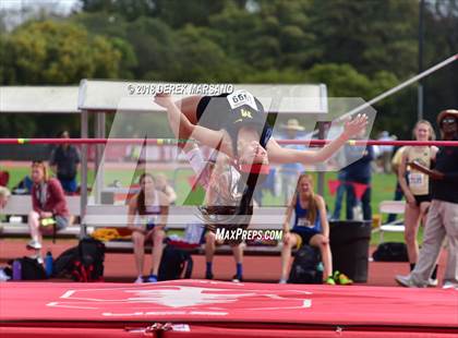Thumbnail 2 in Stanford Invitational (Girls High Jump) photogallery.