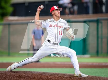 Thumbnail 2 in St. Mary's Prep vs. Lakeland (MHSAA Division I Regional Semifinal) photogallery.