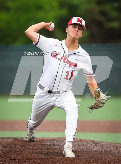 Thumbnail 1 in St. Mary's Prep vs. Lakeland (MHSAA Division I Regional Semifinal) photogallery.