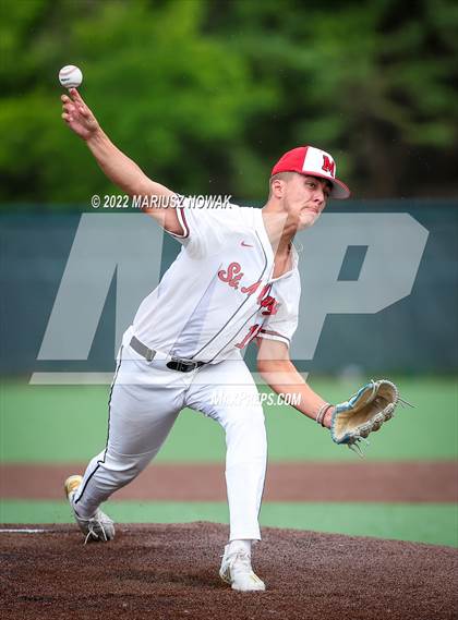 Thumbnail 2 in St. Mary's Prep vs. Lakeland (MHSAA Division I Regional Semifinal) photogallery.