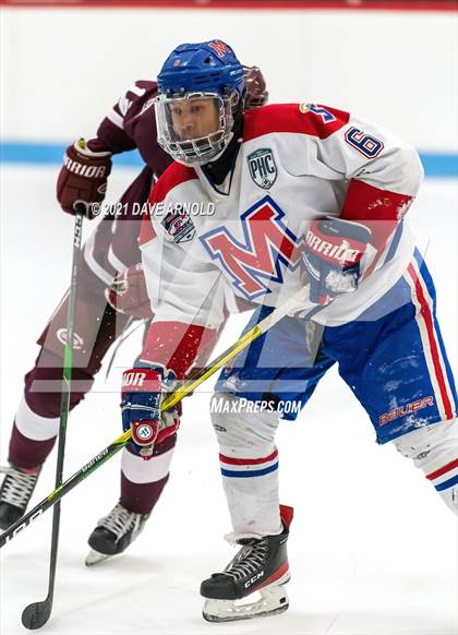 Thumbnail 2 in Culver Academies vs Mount St. Charles Academy (Prep Hockey Conference Showcase) photogallery.