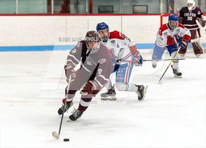 Thumbnail 3 in Culver Academies vs Mount St. Charles Academy (Prep Hockey Conference Showcase) photogallery.