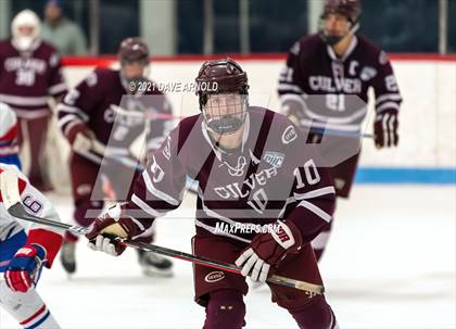 Thumbnail 1 in Culver Academies vs Mount St. Charles Academy (Prep Hockey Conference Showcase) photogallery.