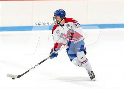 Thumbnail 3 in Culver Academies vs Mount St. Charles Academy (Prep Hockey Conference Showcase) photogallery.
