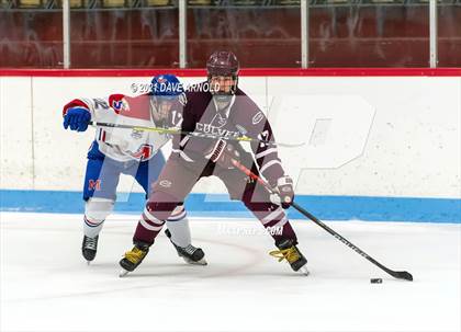 Thumbnail 2 in Culver Academies vs Mount St. Charles Academy (Prep Hockey Conference Showcase) photogallery.