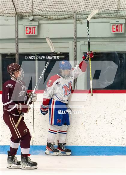 Thumbnail 2 in Culver Academies vs Mount St. Charles Academy (Prep Hockey Conference Showcase) photogallery.