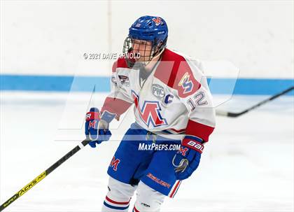 Thumbnail 2 in Culver Academies vs Mount St. Charles Academy (Prep Hockey Conference Showcase) photogallery.