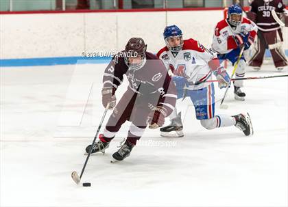 Thumbnail 2 in Culver Academies vs Mount St. Charles Academy (Prep Hockey Conference Showcase) photogallery.