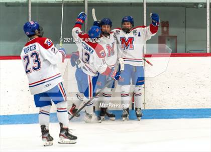 Thumbnail 2 in Culver Academies vs Mount St. Charles Academy (Prep Hockey Conference Showcase) photogallery.