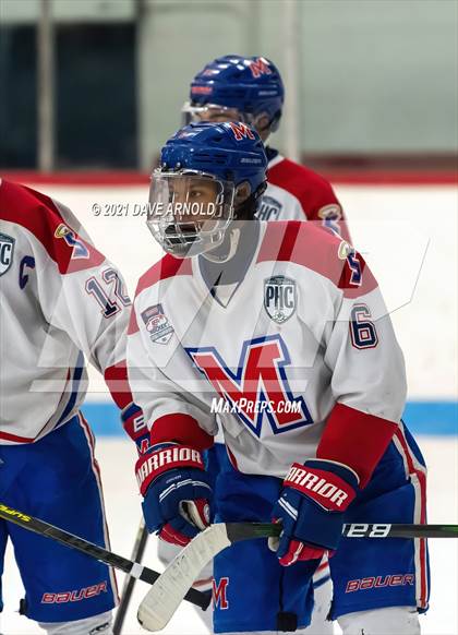 Thumbnail 3 in Culver Academies vs Mount St. Charles Academy (Prep Hockey Conference Showcase) photogallery.