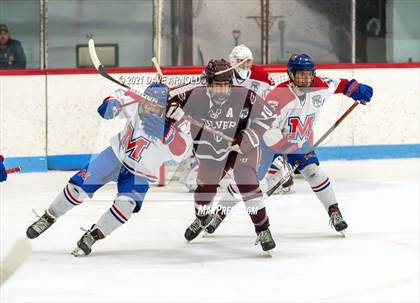 Thumbnail 3 in Culver Academies vs Mount St. Charles Academy (Prep Hockey Conference Showcase) photogallery.