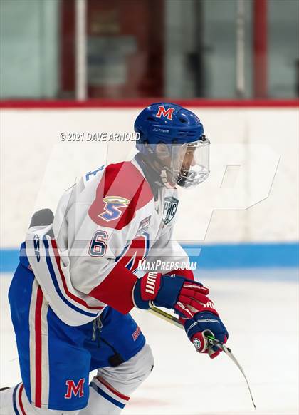 Thumbnail 1 in Culver Academies vs Mount St. Charles Academy (Prep Hockey Conference Showcase) photogallery.