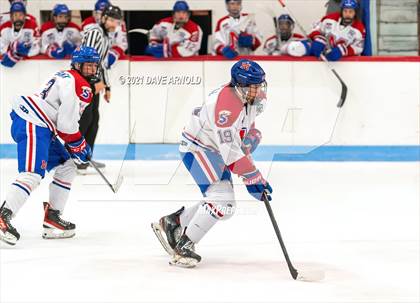 Thumbnail 3 in Culver Academies vs Mount St. Charles Academy (Prep Hockey Conference Showcase) photogallery.