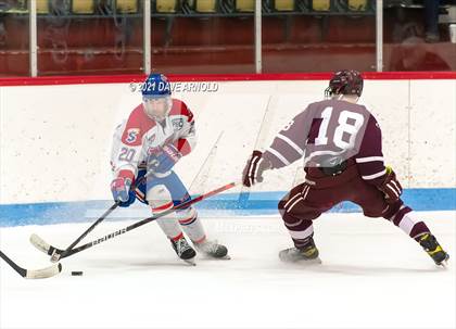 Thumbnail 1 in Culver Academies vs Mount St. Charles Academy (Prep Hockey Conference Showcase) photogallery.